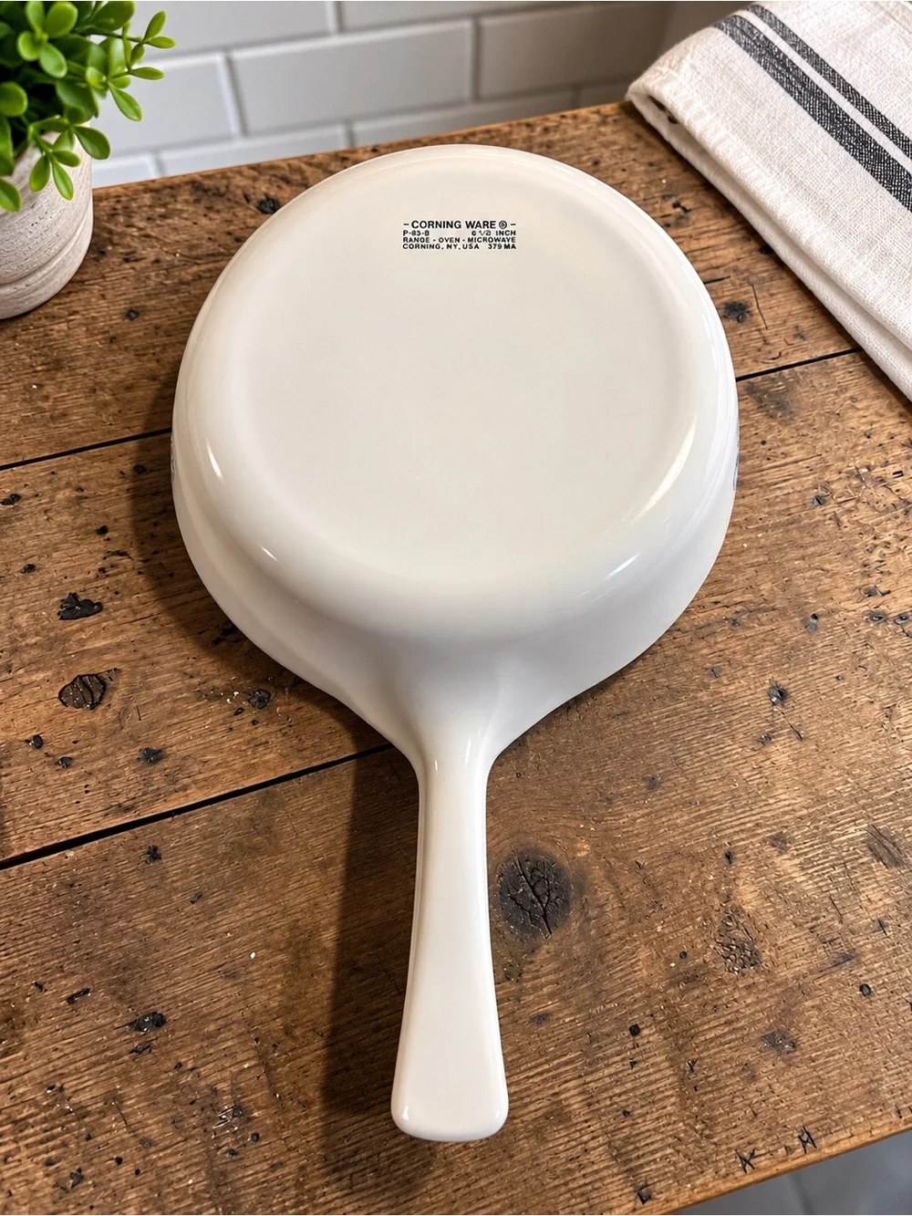 Vintage CorningWare Blue Cornflower Menuette 3-Piece Pan Set + Glass Lid | USA